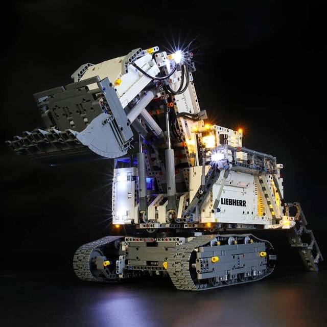 BRIKSMAX Led Lighting Kit for LEGO Technic Liebherr R 9800,Compatible with LEGO 42100 Building Blocks Model- Not Include the Lego Set