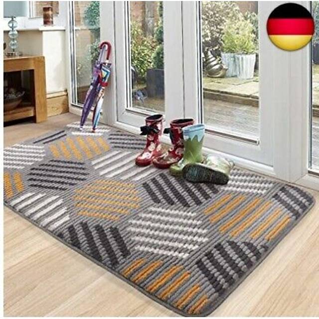 Color G Dirt Trapper Door Mat 60x90 cm Large Door Mats Indoor Washable Doormat Inside Heavy Duty NonSlip Entrance Rug Shoes Scraper Absorbent Front