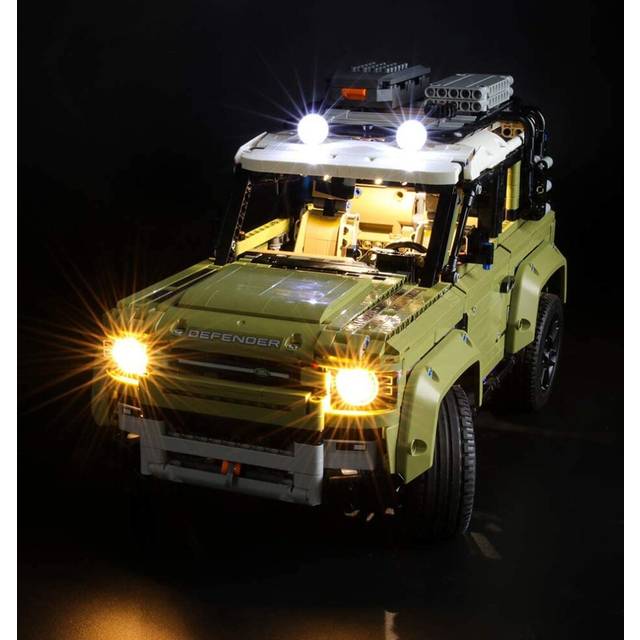 BRIKSMAX Led Lighting Kit for LEGO Technic Land Rover Defender,Compatible with LEGO 42110 Building Blocks Model- Not Include the Lego Set