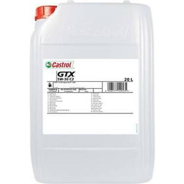 Castrol GTX C2 5W-30 20l Motorolja 15BDFA TOYOTA: Avensis III Kombi, Yaris III Hatchback, Avensis II Station Wagon, PEUGEOT: 208 I Hatchback