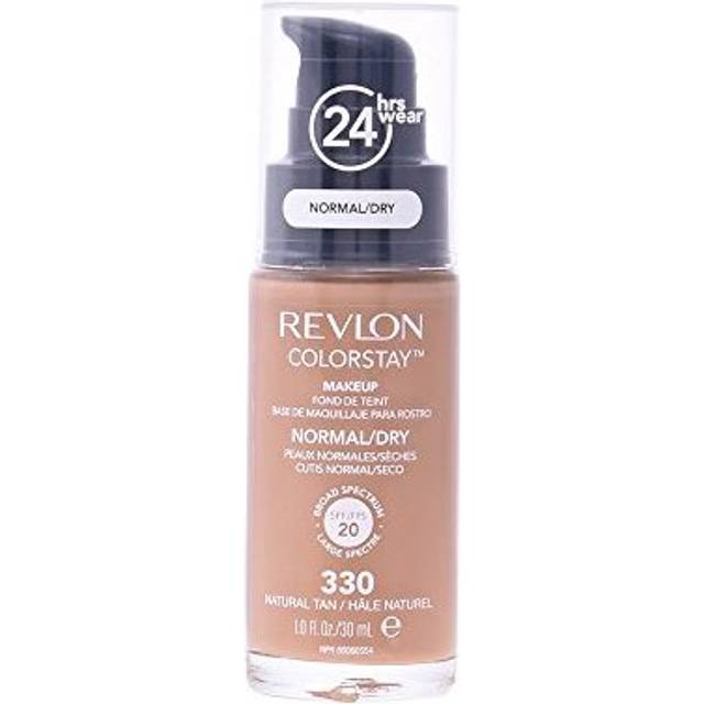 ColorStay Liquid Foundation Makeup for Normal/Dry Skin SPF 20 With Medium-Full Coverage - 30Ml|330 Natural Tan