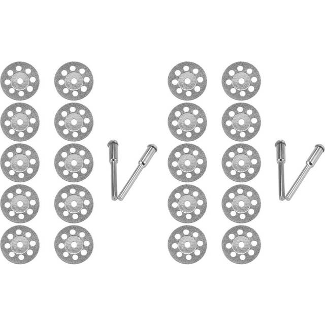 20Pcs Accessories 20mm Diamond Cutting Disc for Metal Grinding Wheel Disc Mini Circular Saw for Drill Tool