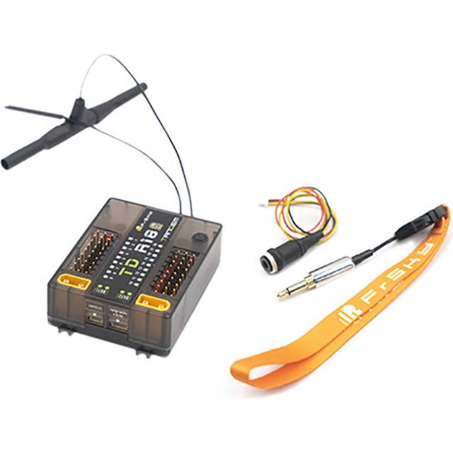 FrSky Tandem TD R18 2.4GHz & 900MHz 18CH Dual-Band Low Latency Long Range PWM SBUS Output Mini Receiver With Audio Switch Set for FPV RC Drone