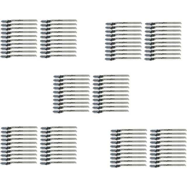 100Pcs Reciprocating Jigsaw Blade T101AO T- Multi Jig Saw Blades for Wood Plastic Cutting Disc