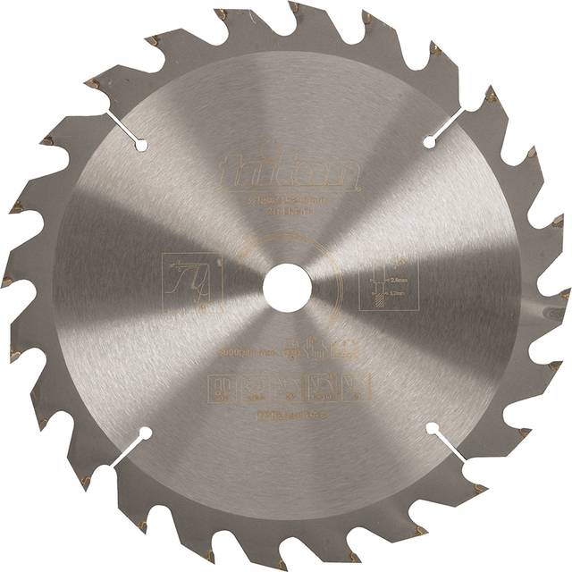 190mm x 16mm Construction Saw Blade - 24t 190 Triton 417678 -  saw blade construction 24t 190 x 16mm triton 417678