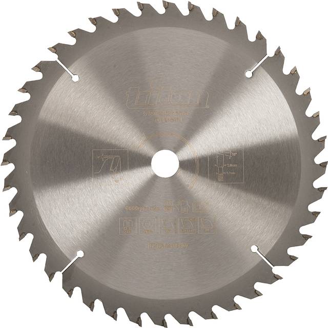 Triton 190mm x 16mm bore x 40 tooth - tct circular saw blade -