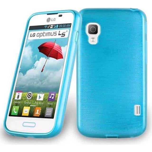 Case for lg l5 ii (2.gen 2.sim) protection phone cover tpu silicone brushed