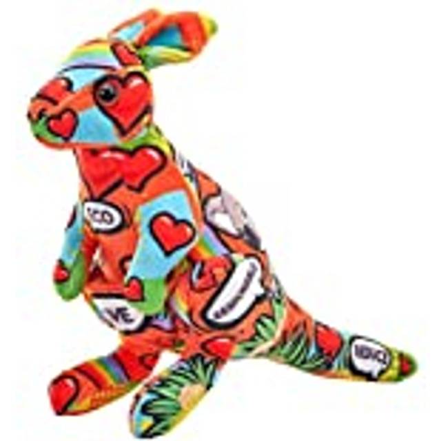 Message From the Planet Mini, Kangaroo, Stuffed Animal, 5 inches, Gift for Kids, Plush Toy, Made from Spun Recycled Water Bottles, Eco Friendly, Child