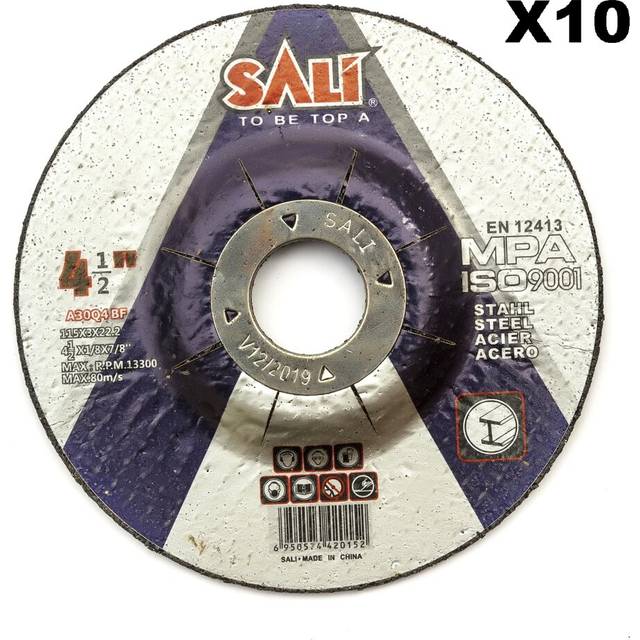 "X10 Sali Thin Metal A30Q4BF Cutting Disc Wheel 4.5 Inch 4.5"" 115mm Angle Grinder"