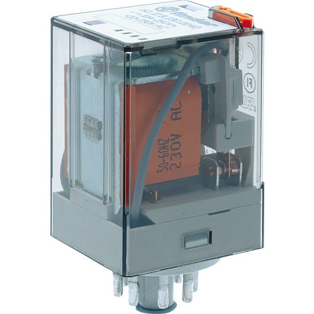 Finder 60.12.9.012.0040 12V Relay DPDT DC Octal Base Fitting