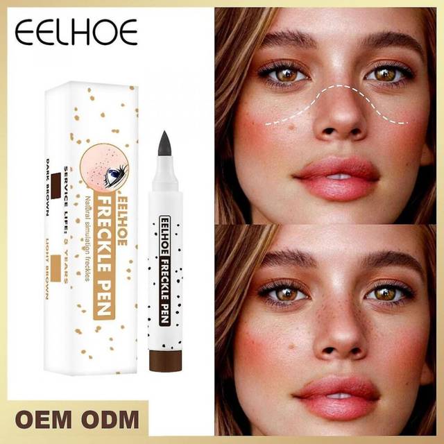 Freckle Pencil Concealer Conceals Freckles And Pimple Marks Without Stripping Or Flaking. Dark Brown