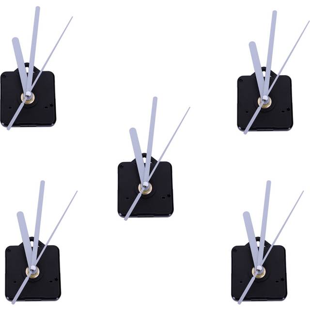 5X Quartz Wall Clock Movement DIY Clock Mechanism Parts Classic Hanging White Quartz Watch Wall Clock Movement