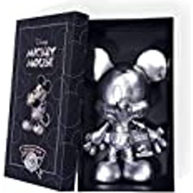 6315870308 Disney Silver Mickey Mouse - September Edition, Amazon Exclusive, 35 cm Plush Figure in Gift Box, Special, Limited Edition Collectible,