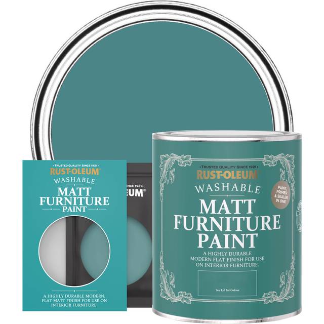 Rust-Oleum Matt Furniture Paint - PEACOCK SUIT - 10ml - Green