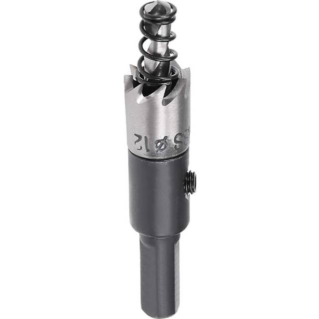 sourcingmap 12mm HSS Drill Bit Hole Saw Cutter for Metal Alloy Wood