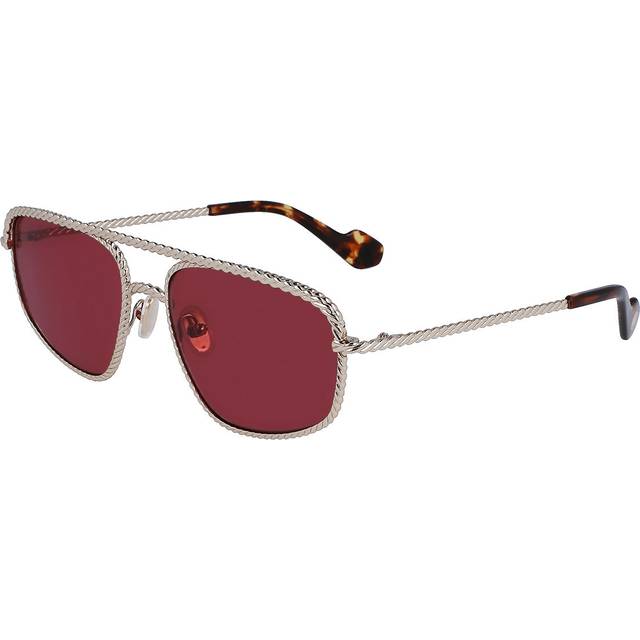 Lanvin Lnv128s 716 Gold 58/18/140 Unisex Sunglasses