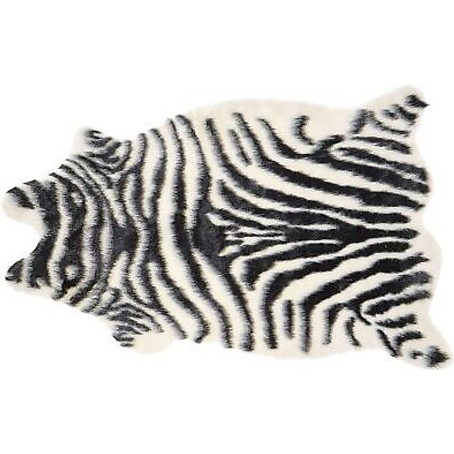 Zebra Print Rug Black NAMBUNG