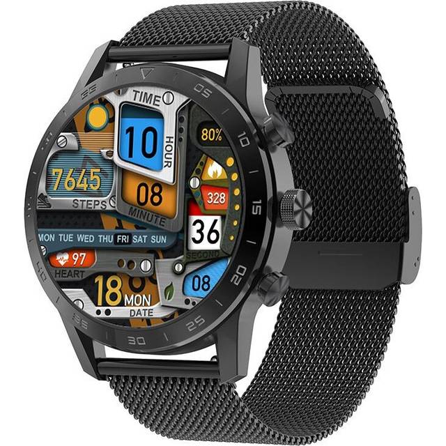 Smart Watch Men IP68 Waterproof Smartwatch Stainless Steel Sport Wrist Watch ECG Monitor Fitness Bracelet for Android IOS