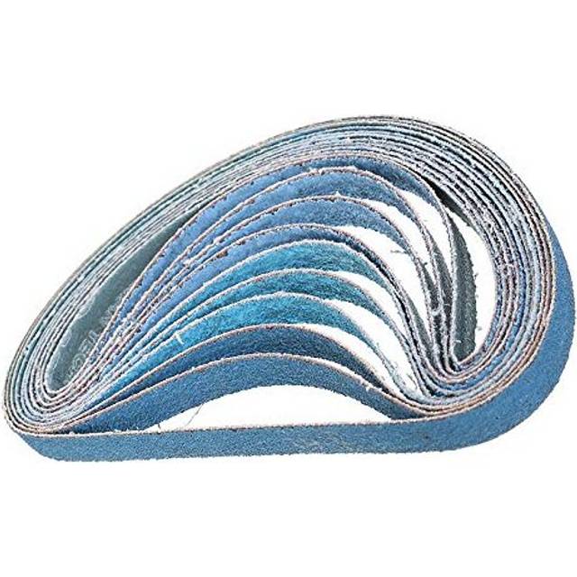 HA0147A Sanding Belts 10mm x 330mm 40 Grits Power Tool Sander Abrasive Sanding Belts Metal Grinding Sanding Belts for Power Tool Sander - Pack of