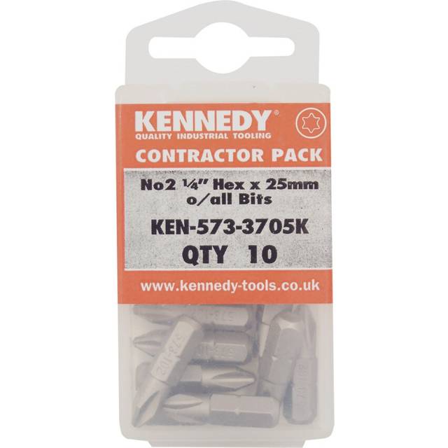 Kennedy TX20 TORX S/Dvr Bit 1/4" Hex Standard (Pk 10)