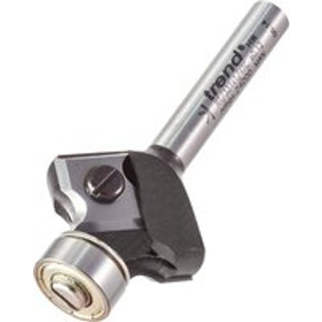 Trend Rotatip Bevel Trimmer Bearing Guided Router Cutter 27mm 12mm 1/4"