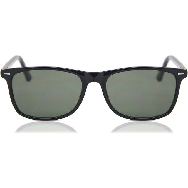 Skidglasögon Halv Ram Plast Svarta Solglasögon Män - SmartBuy Collection