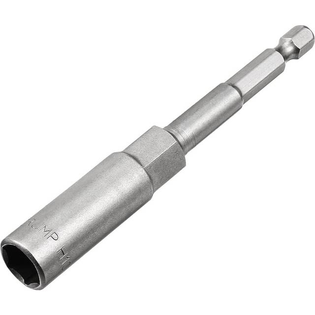 "sourcingmap 1/4"" Quick-Change Hex Shank 10mm Deep Socket Nut Setter Driver Drill Bit, 100mm Length, Metric"