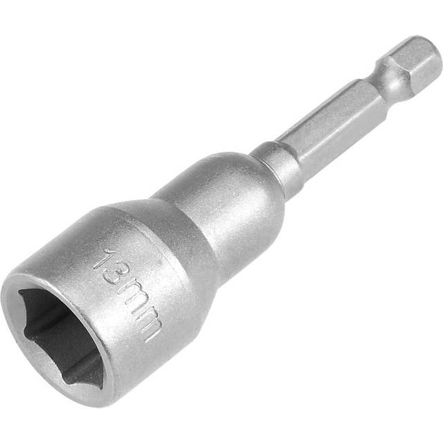 "sourcingmap 1/4"" Quick-Change Hex Shank 13mm Magnetic Nut Setter Driver Drill Bit, 65mm Length, Metric 20m"