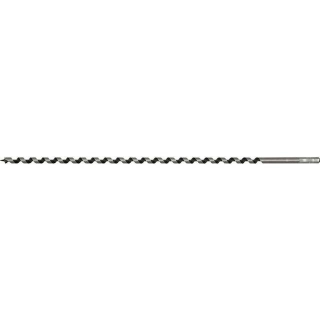 12 x 600mm Hardened Auger Wood Drill Bit - Hexagonal Shank - Woodwork Timber
