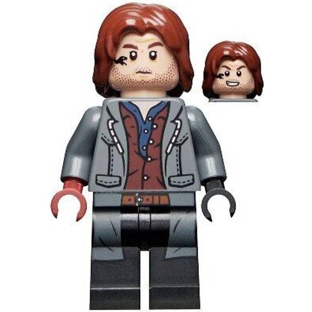 LEGO Jurassic World Rainn Delacourt Dark Blue Shirt Minifigure from 76946