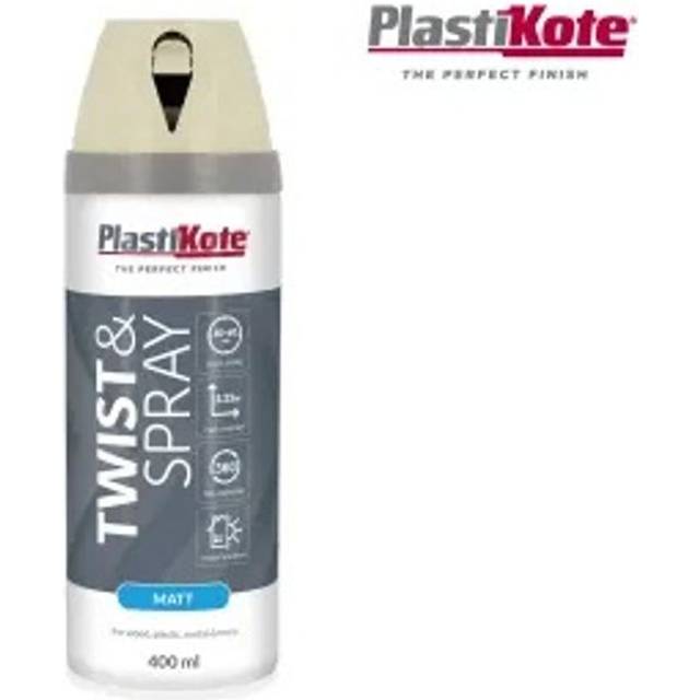 Plastikote Premium Matt Aerosol Spray Paint Georgian Stone 400ml