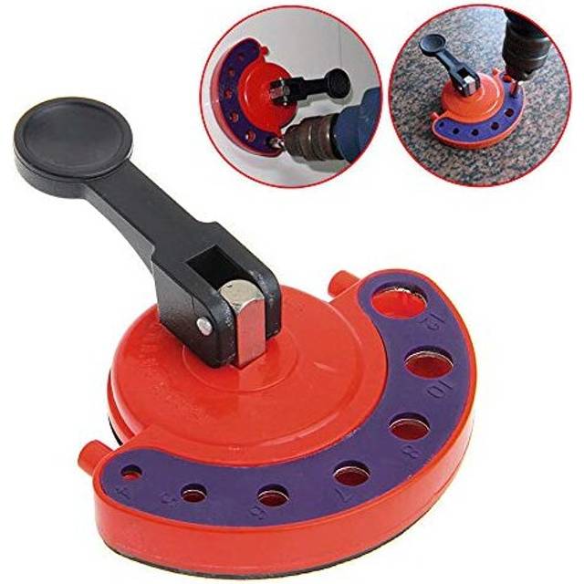 4-12mm Diamond Core Drill Bit Tile Glass Hole Saw Core Bit Guide Locator Openings Hole Saw Guide Jig Fixture Vacuum Suction Base Coolant for Tiles,