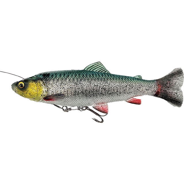 Savage Gear 4D Line Thru Pulse Tail Trout 16 cm [51 g] green silver 1-pack