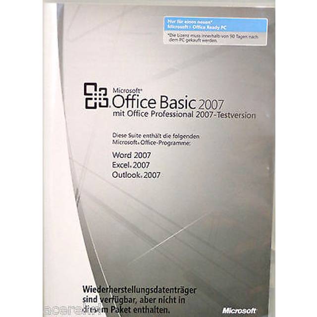 Microsoft Office Basic 2007 MLK SB