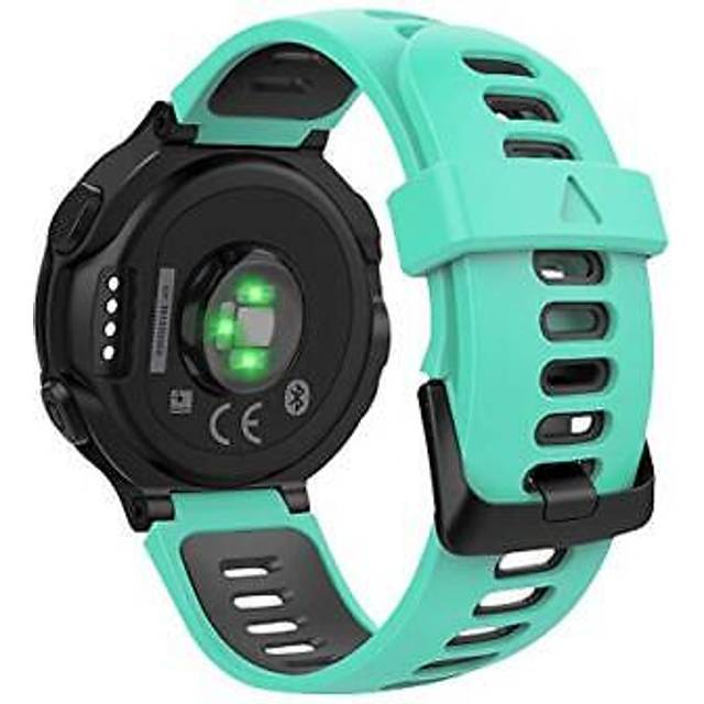 Watch Strap Compatible with Garmin Forerunner 735XT/220/230/235/235 Lite/620/630 Smart Watch, Soft Silicone Adjustable Replacement Band fit Approach