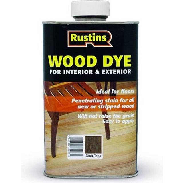 Rustins Wood Dye Dark Teak 1 Litre