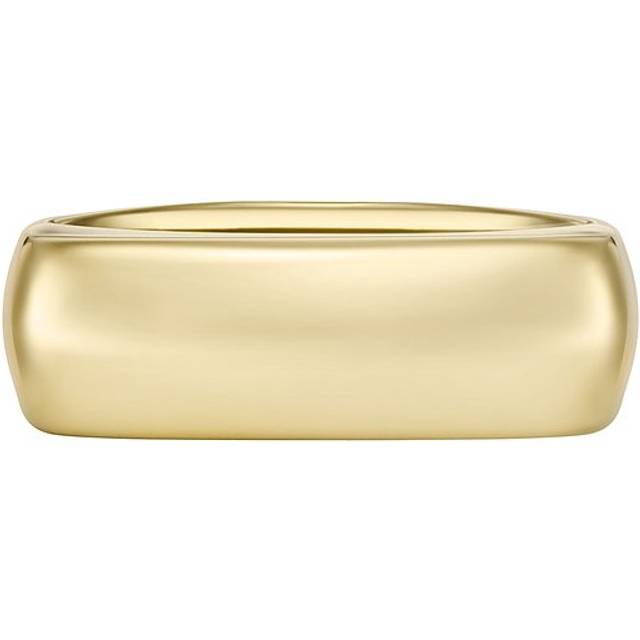 Fossil Heritage D-Link Glitz Gold-Tone Stainless Steel Signet Ring, One Colour, Women