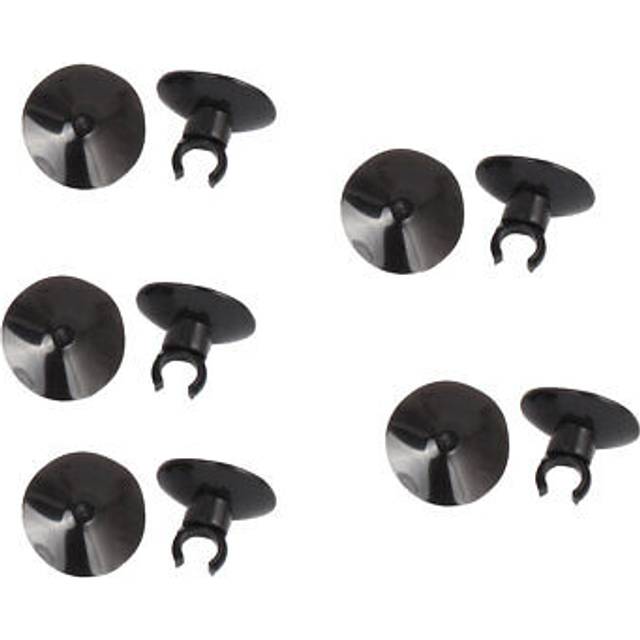 10 Pcs Aquarium Air Line Pipe Pump Tube Suction Cup Clip 11mm Black