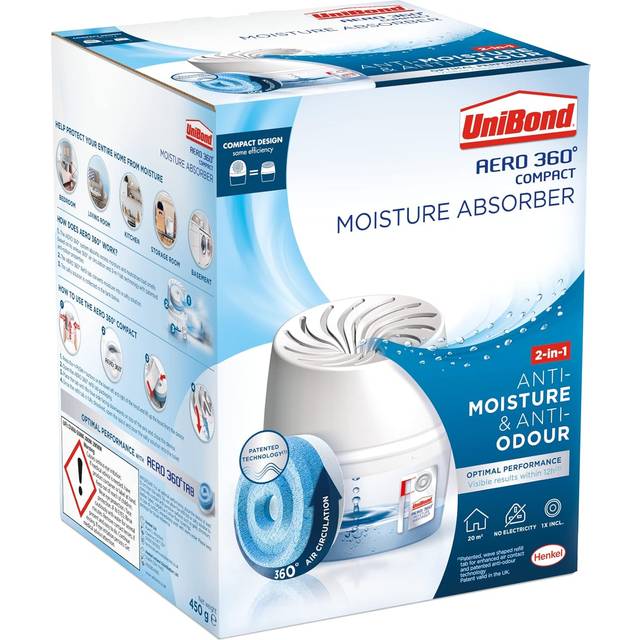 Unibond Aero 360 Compact Device Plus 1X Neutral Refill 450G, White