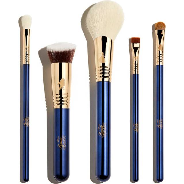 Sigma Beauty Makeup Brush Set - Limited-Edition Disneys Beauty and the Beast Makeup Brushes Set with Premium Fibers and Durable Handles for Face & Eye