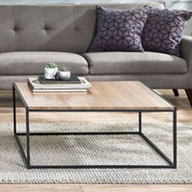 Julian Bowen Tribeca Sonoma Oak Square Coffee Table