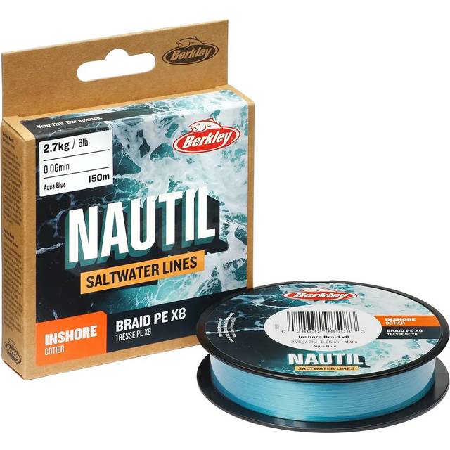 Berkley Nautil Inshore X8 flätlina aqua blue 0.170 mm x 300 m