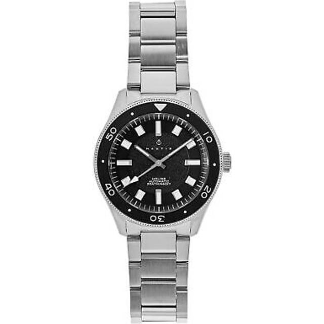 Nautis Mens Holiss Automatic Bracelet Watch - Silver Stainless Steel - One Size