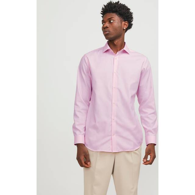 JACK & JONES Jprblaparker Shirt L/S Noos |Rosa |L