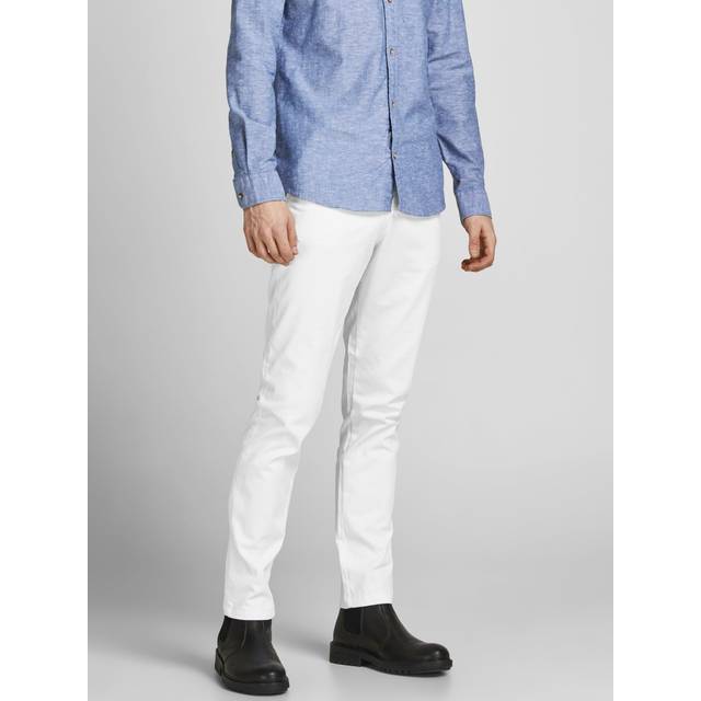 Chino Trousers Jack & Jones Marco Bowie - Blanc - 36x32