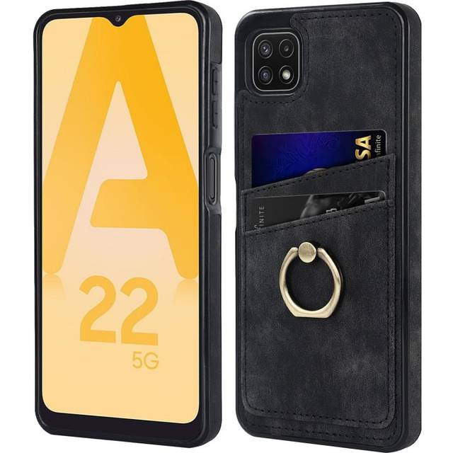 Samsung A22 5G Mobilskal med Korthållare Retro V4