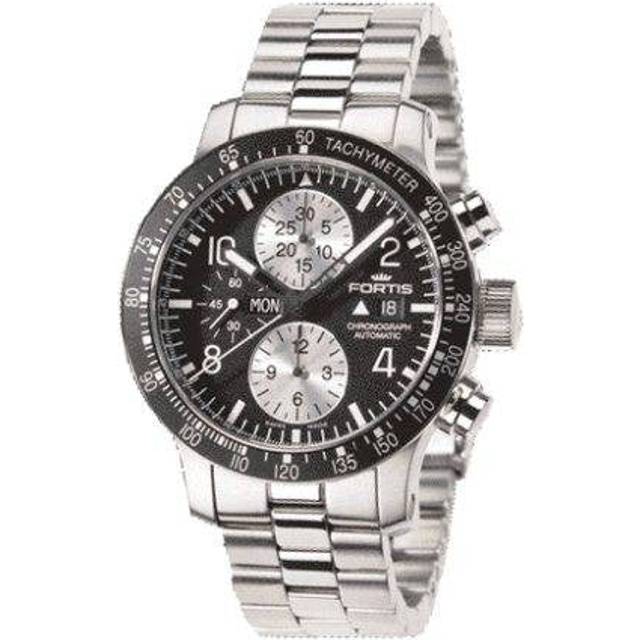 Fortis Stratoliner Chronograph Black D - Black