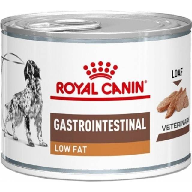 Royal Canin Veterinary Dog Gastrointestinal Low Fat Loaf Can 12x200 g