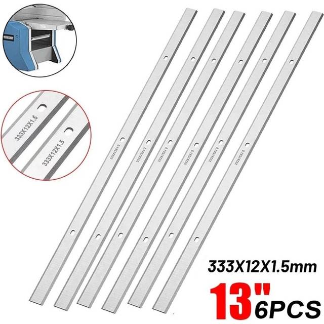 6PC 13\\''-1/2\\'\\' HSS Portable Planer Blades For Metabo DH330 DH316 Double Edge Set Parkside Multitool Accessories Tile Cutting