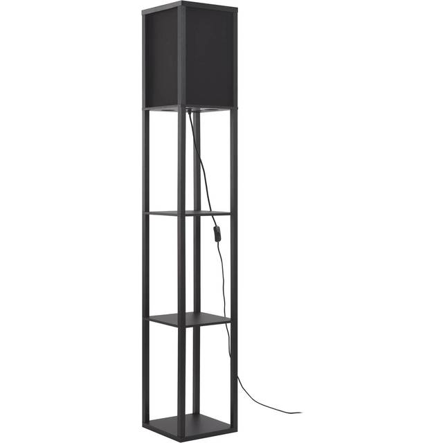 Lindby - Floor Lamp 'Birta' made of Wood for Living Room & Dining Room